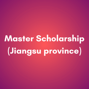 Master Scholarship (Jiangsu province)